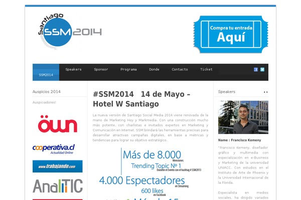 santiagosocialmedia.com site used Stylesheet