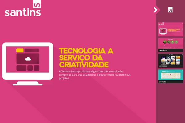 santins.com.br site used Santins