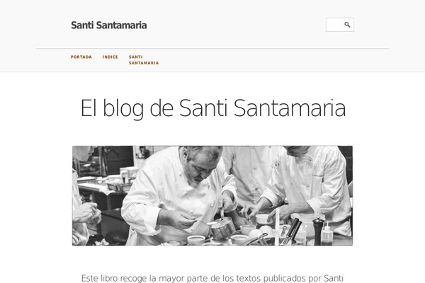 santisantamaria.com site used Otexta-v1
