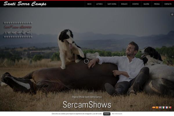 santiserracamps.com site used Sercamshowstheme