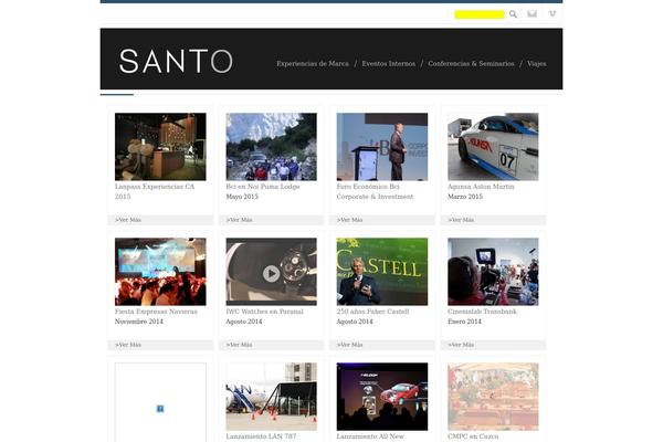 santo.cl site used Santos