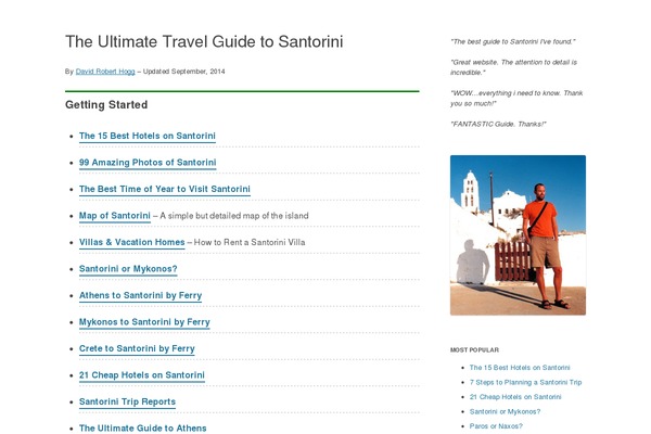 Santorini-2012 theme websites examples