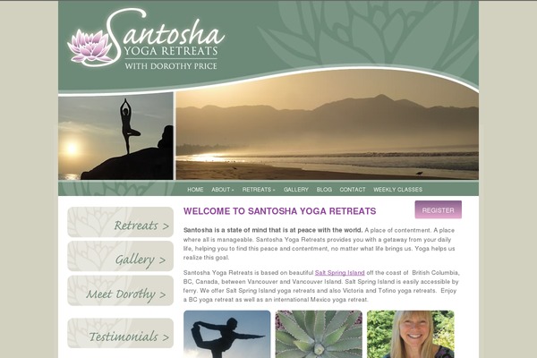 santosha-yoga-retreats.com site used Santoshayoga