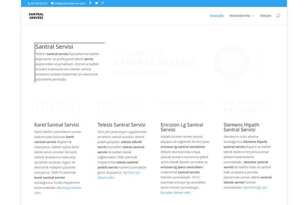 Divi theme site design template sample