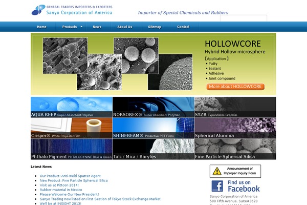 sanyocorp.com site used Sanyo