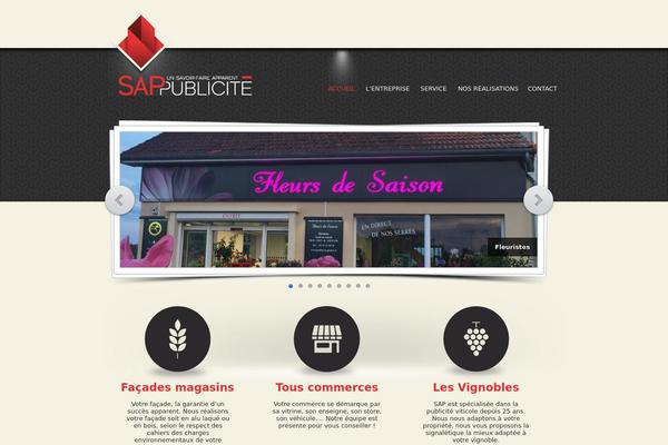 Sap theme site design template sample