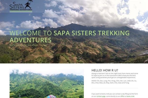 Enfold theme site design template sample