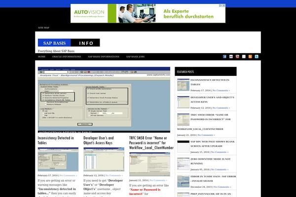 Newsmagazine theme site design template sample