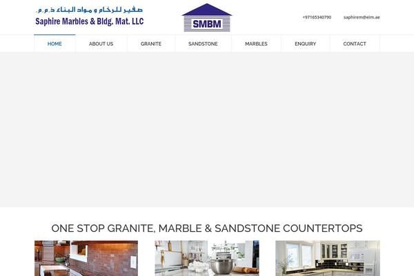 saphiremarble.com site used Gingerdomain