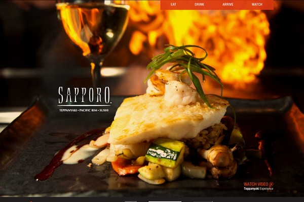 Sapporo theme site design template sample