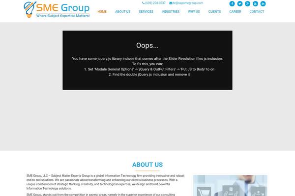 WordPress website example screenshot