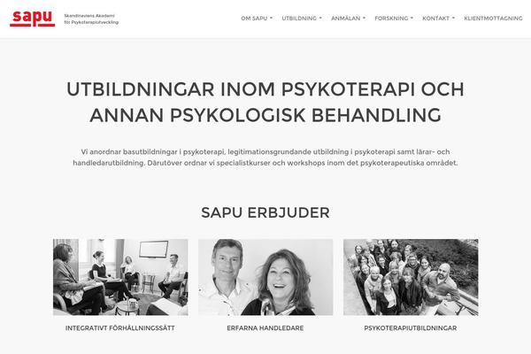 sapu.se site used Twentytwelve-sapu