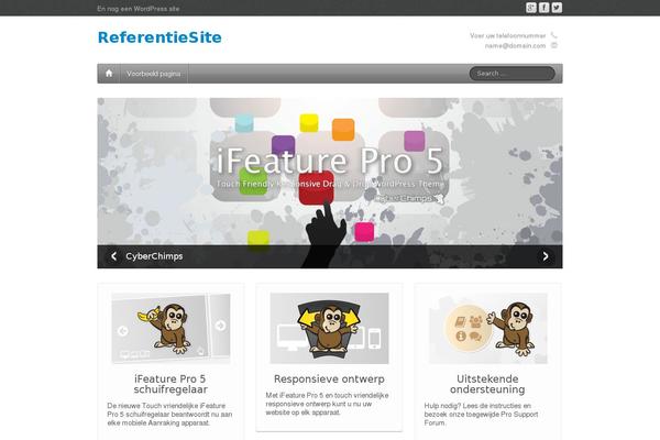 iFeature Pro 5 theme site design template sample