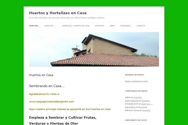 saqueprovechodesujardin.com site used Twenty Twelve