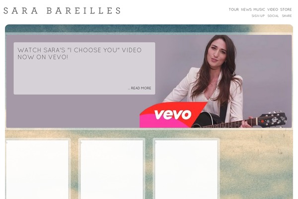 sarabareilles.com site used Sarab