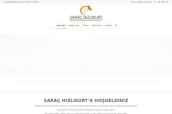 Enfold theme site design template sample