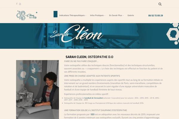 sarah-cleon-osteopathe.com site used Attorneytheme