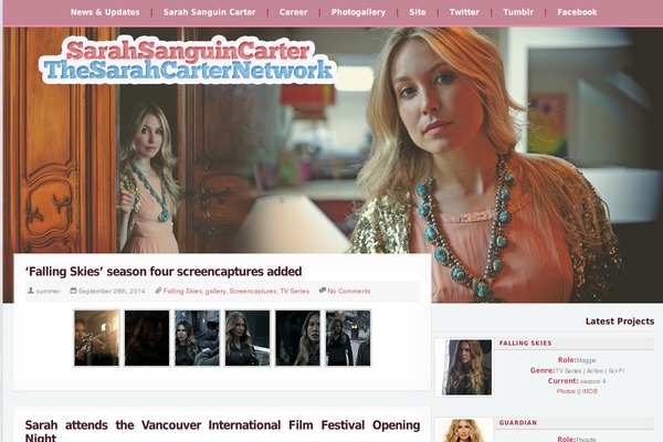 sarahcarter.net site used Omm_wp11