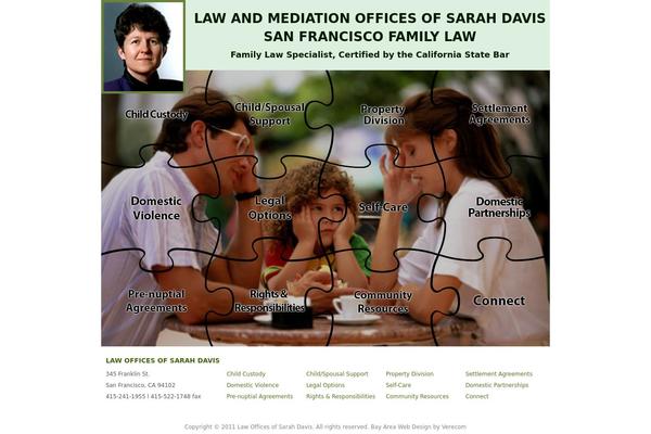 sarahdavisfamilylaw.com site used Familylaw