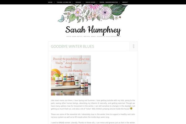 sarahhumphrey.com site used Spun