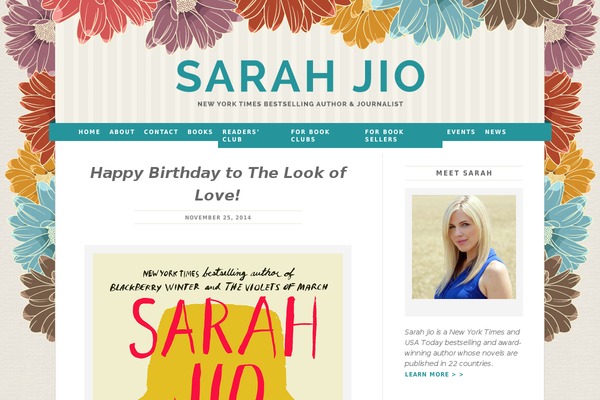 sarahjio.com site used Sarah-jio