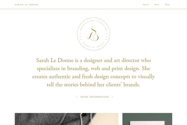 Semplice theme site design template sample