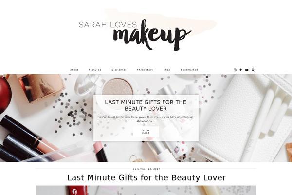 sarahlovesmakeup.com site used Freyja