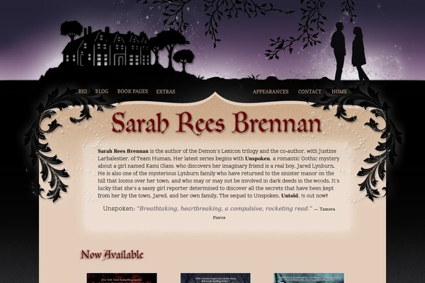sarahreesbrennan.com site used Sarahreesbrennan