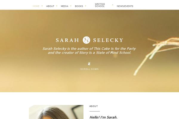 sarahselecky.com site used Selecky