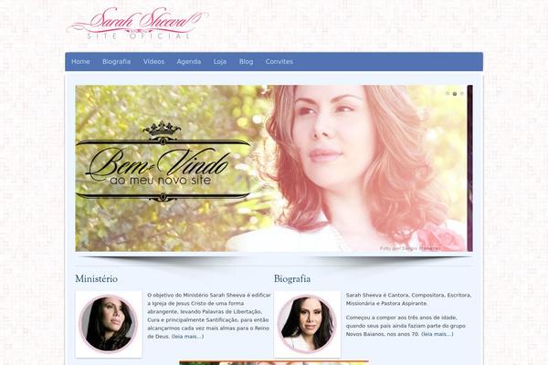 Sarah theme site design template sample