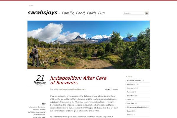 WordPress website example screenshot