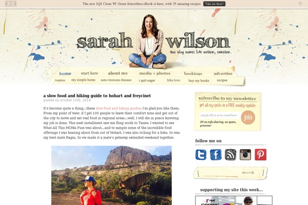 sarahwilson.com.au site used Blog-and-earn