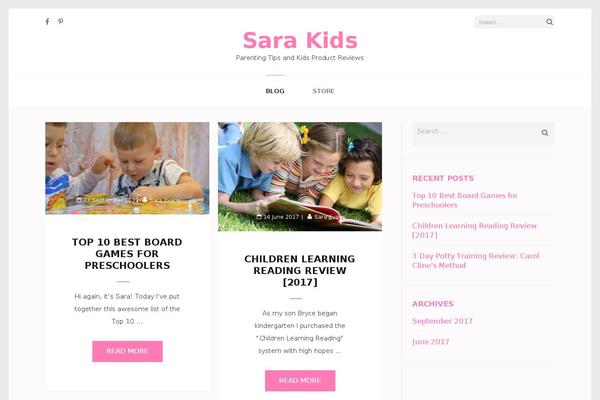 Elegant Pink theme site design template sample