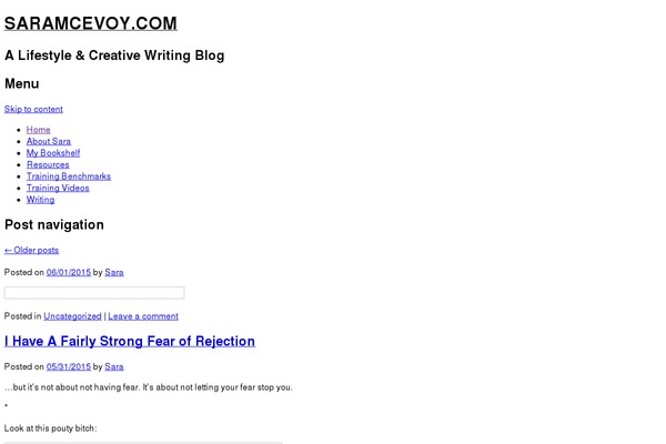 WordPress website example screenshot