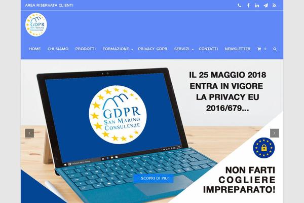 WordPress website example screenshot