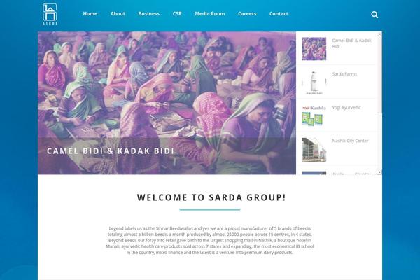 WordPress website example screenshot