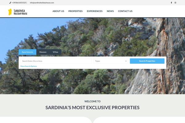 WP Residence theme site design template sample