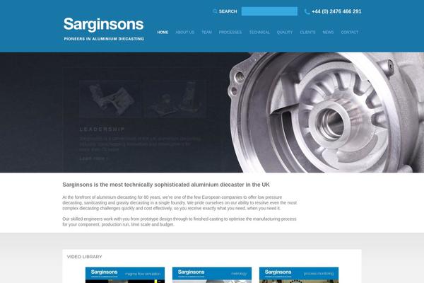 sarginsons.com site used Sarginsons