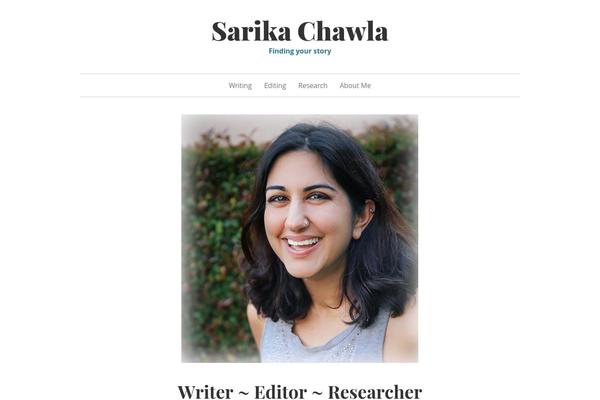 sarikachawla.com site used Daniela