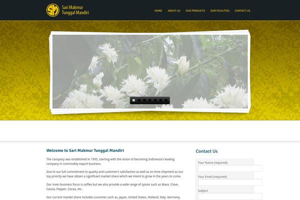WordPress website example screenshot