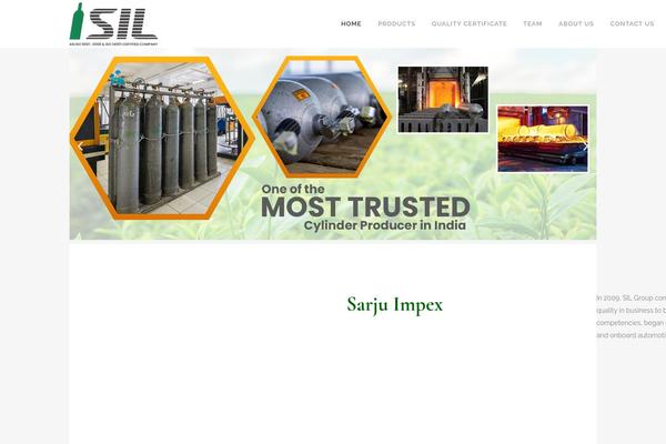 WordPress website example screenshot