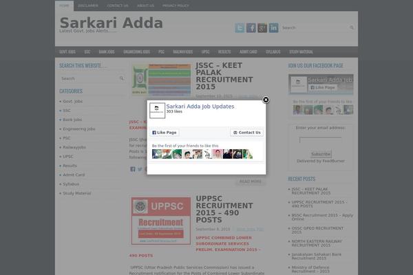 Sparc WordPress theme, websites list used Sparc theme Sparc theme websites examples