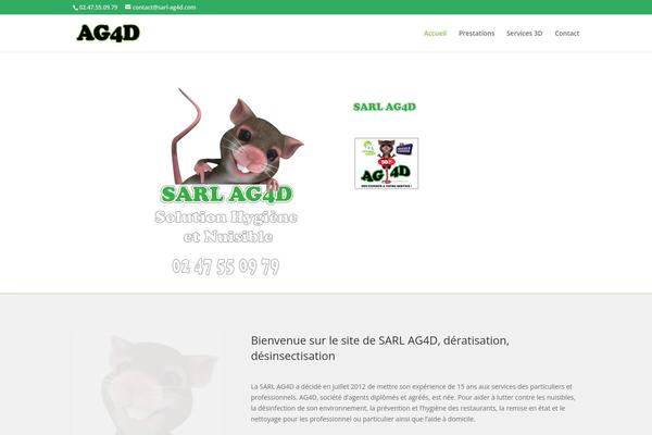 sarl-ag4d.com site used Divi-webidea