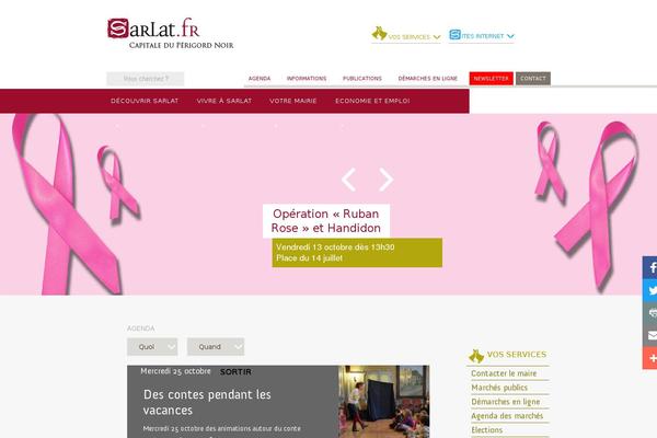 sarlat.fr site used Sarlat