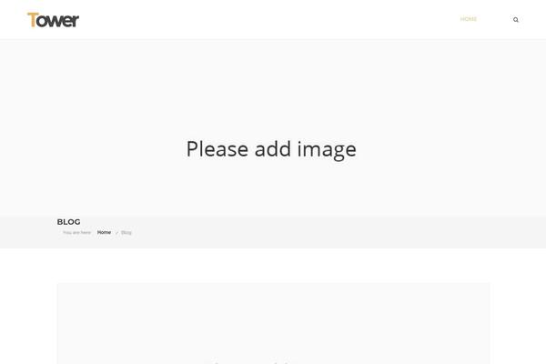 Tower theme site design template sample