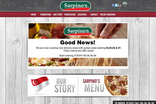 sarpinos theme websites examples