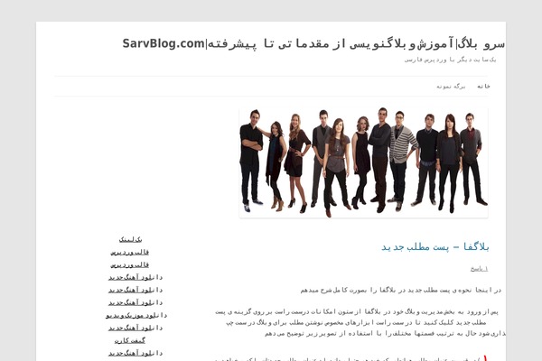 sarvblog.com site used Twenty Twelve