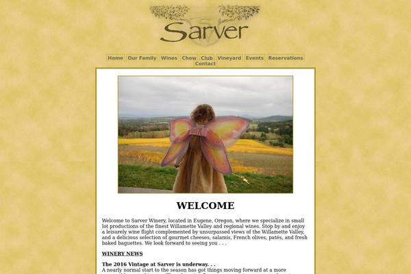 sarverwinery.com site used Server