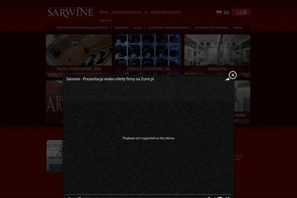 sarwine.pl site used Sarwine