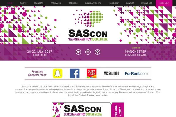 sascon.co.uk site used Dontpanicconferencetheme